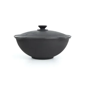 Kasan aus Gusseisen, Deckel aus Aluminiumguss, Flacher Boden, Ø 33,5 cm, 6 L