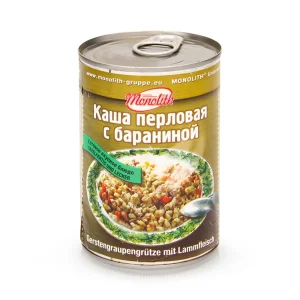 Каша перловая с бараниной, Monolith, 400 г