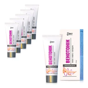 Creme-Balsam für Beine - Venotonic, 75 ml х 6