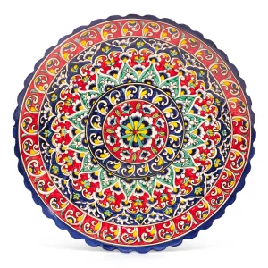 Ляган - КараКалам KR12, Риштан керамика, Ø 42 см