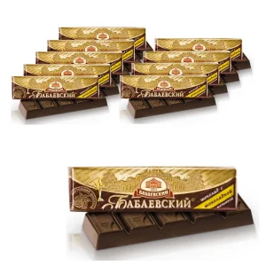 Батончик шоколадный  со вкусом шоколада, Бабаевский, 10 х 50 г