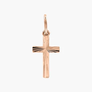 Kreuz, Rotgold 585°, 25 mm