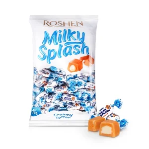 Weichkaramell - Milky Splash, mit Cremfüllung, Roshen, 1 kg