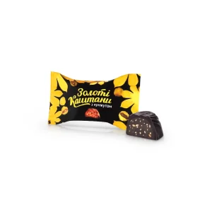 Schokokonfekt - Solotie Kashtani, mit Sesam, in kakaohaltiger Fettglasur, 300 g