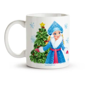 Tasse - Schneemädchen 2026, promo, Keramik, 330 ml