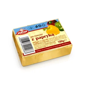 Schmelzkäse, mit Paprika, Sertop, 100 g