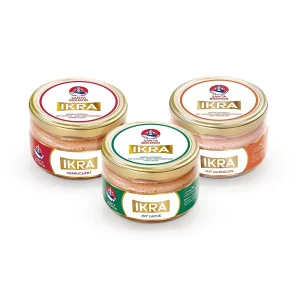 Brotaufstrichset mit Capelin- und Herringsrogen, Santa Bremor, 3 х 160 g