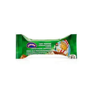 Riegel aus Frischkäsemasse mit Karamellfüllung und Erdnüssen, in Milchschokolade, 40 g