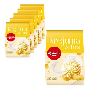 Зефир сливочный, Laima, 6 х 200 г