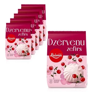 Zefir mit Preiselbeerengeschmack, Laima, 6 х 200 g