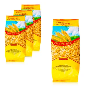 Erbsen, halbiert, Russkoe Pole, 4 х 900 g