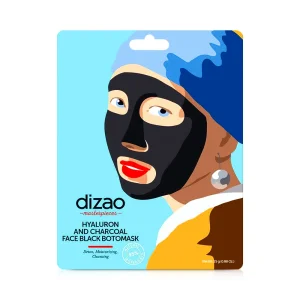 Gesichtsmaske mit Hyaluronsäure und Aktivkohle, DIZAO, 25 g