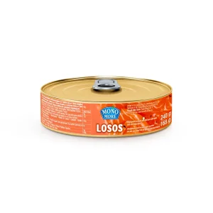 Lachsfleisch in Aufguss und Rapsöl, Mono More, 240 g