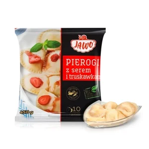 Wareniki, Teigtaschen, mit Quarkfüllung und Erdbeeren, Jawo, 450 g