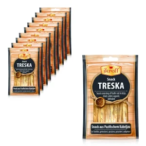 Закуска из трески, сушёная, солёная, 10 х 36 г