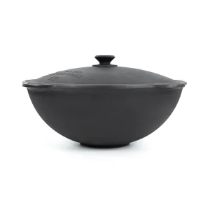 Kasan aus Gusseisen, Deckel aus Aluminiumguss, Flacher Boden, Ø 42,5 cm, 12 L