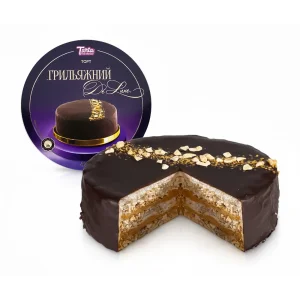 Torte - Grilljash De Luxe, mit Erdnüssen in kakaohaltiger Glasur, La Tarta, 450 g