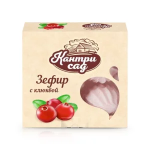 Зефир -  Кантри Сад, с кусочками клюквы, 180 г