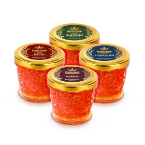 Roter Kaviar - Set Posylka.de, 4 х 200 g