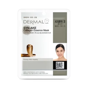 Tuchmaske, mit Kollagen und Schlangengift, DERMAL, 23 g