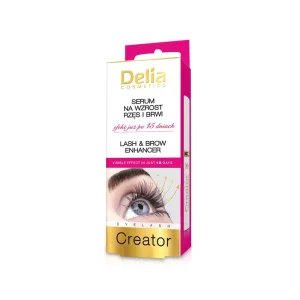 Сыворотка для роста и укрепления ресниц и бровей,  Delia, 7мл
