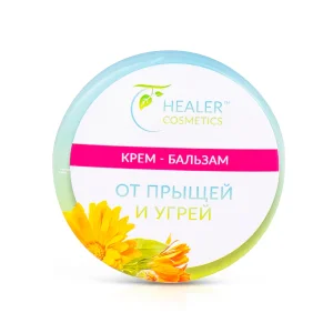 Creme-Balsam gegen Pickel und Akne mit Ringelblumenextrakt, Healer Cosmetics, 10 ml