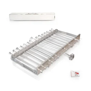 Устройство вращения 15-ти шампуров - Сезам, механическая ручка, без мотора, без шампуров