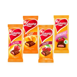 Milchschokoladen Set mit Füllung, Laura, 4 х 92 g