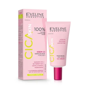 CC-Creme für das Gesicht - Cica Skin, tönend und feuchtigkeitsspendend, Eveline, 30 ml