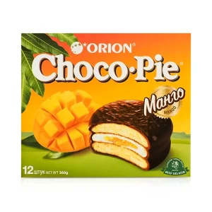 Бисквит - Choco Pie, с начинкой из манго, Orion, 12 х 30 г