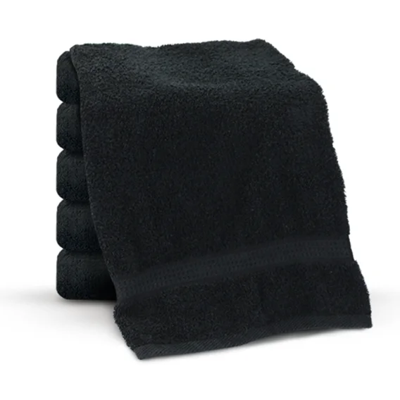 Полотенце, цвет чёрный, хлопок 100 %