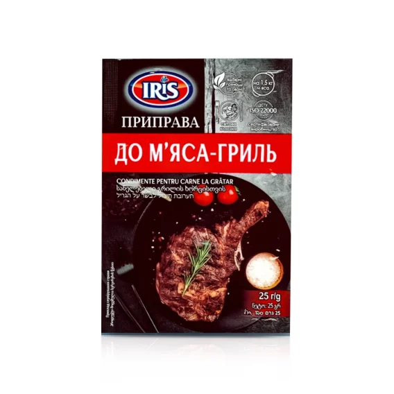 Приправа для мяса-гриль, Iris, 25 г