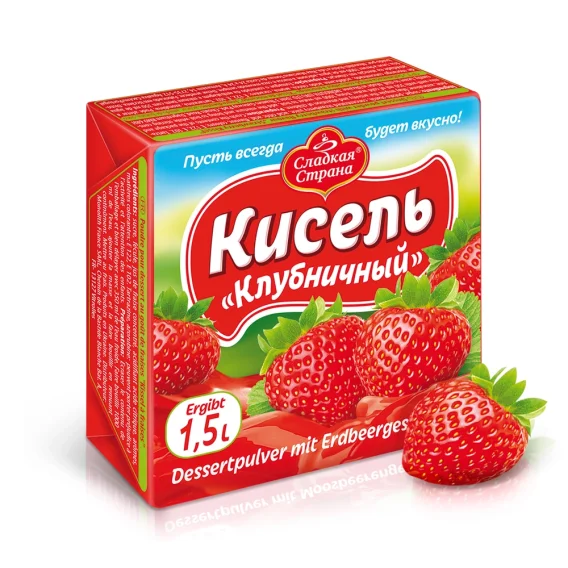 Dessertpulver mit Erdbeergeschmack, Sladkaya Strana, 225 g