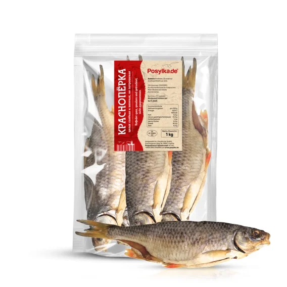 Rotfeder ganz, gesalzen und getrocknet, nicht ausgenommen, 1 kg