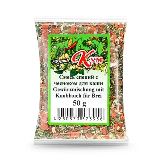 Gewürzmischung für Brei, mit Knoblauch, Schedryj Kum, 50 g