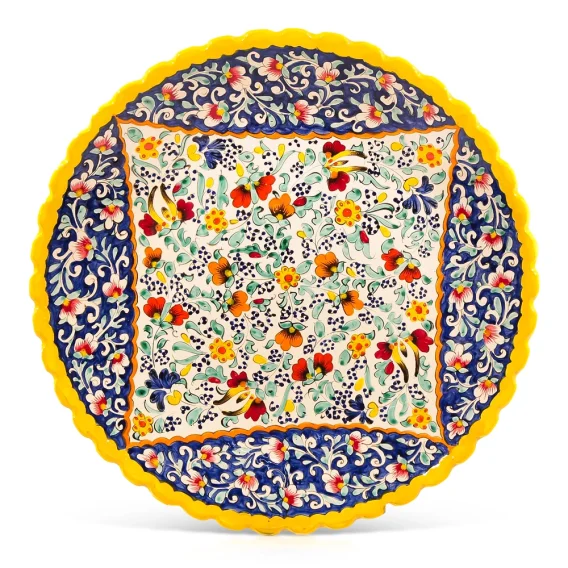 Ляган - КараКалам KR4, Риштан керамика, Ø 42 см