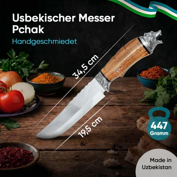 Usbekischer Messer – Pchak, 34,5 cm