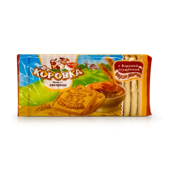 Kekse - Korowka, mit gekochter Kondensmilch, Rot Front, 280 g