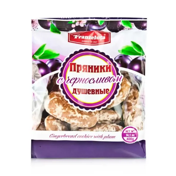 Пряники, с черносливом, Franzeluta, 400 г