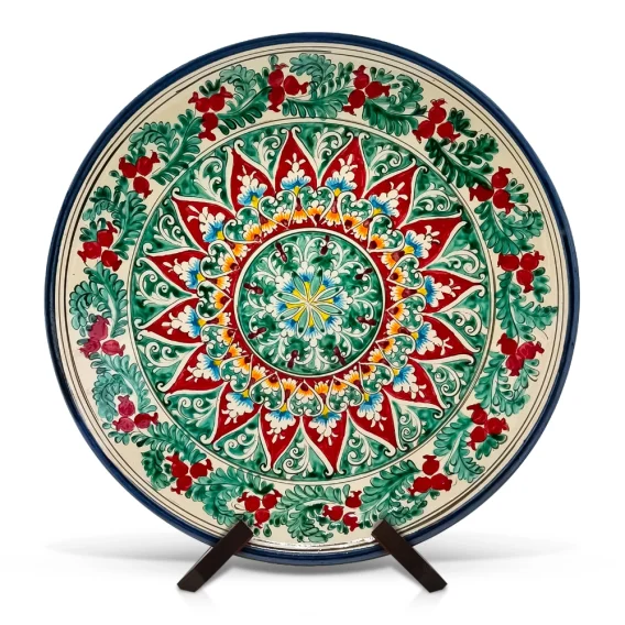 Lagan - KaraKalam R4, Rischtan Keramik, Ø 42 cm