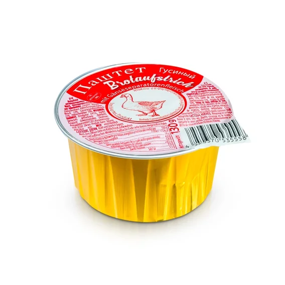 Brotaufstrich mit Gänsefleisch, Lackmann, 130 g 