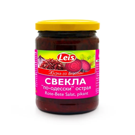 Salat aus rote Bete, scharf, 480 g