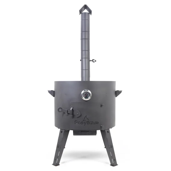 Feuerofen Utschak Ø 49 cm mit Abzugsrohr, für Kasan 22 L