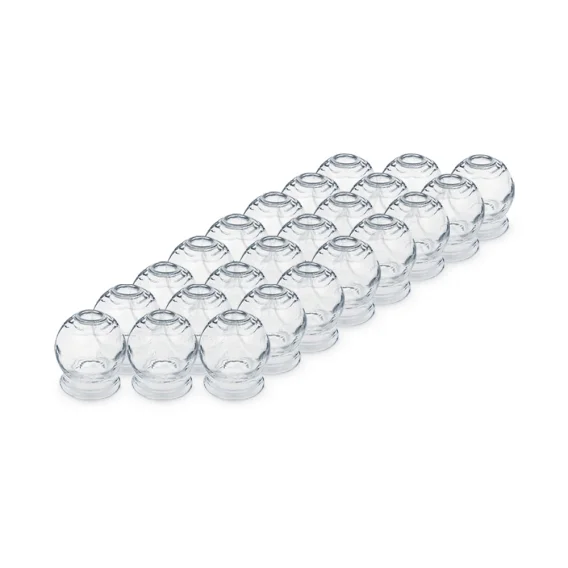 24 Schröpfgläser, Ø 4,5 сm