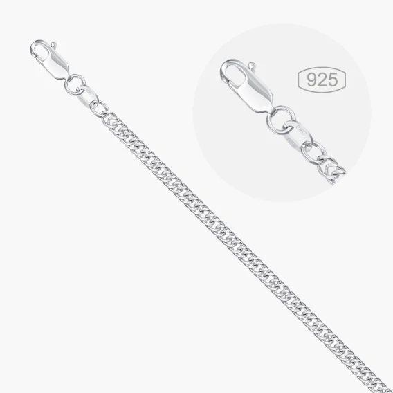 Armband, Silber 925°, Länge 20 cm, Ø 0,6 mm, Breite 2,99 mm