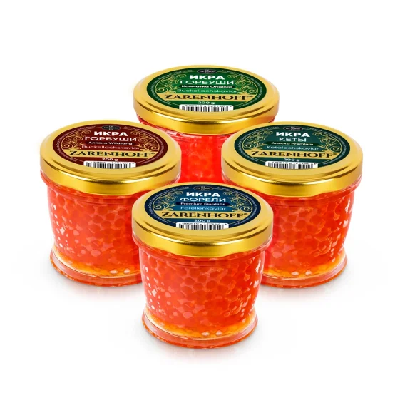 Roter Kaviar - Set Zarenhoff, 4 х 200 g