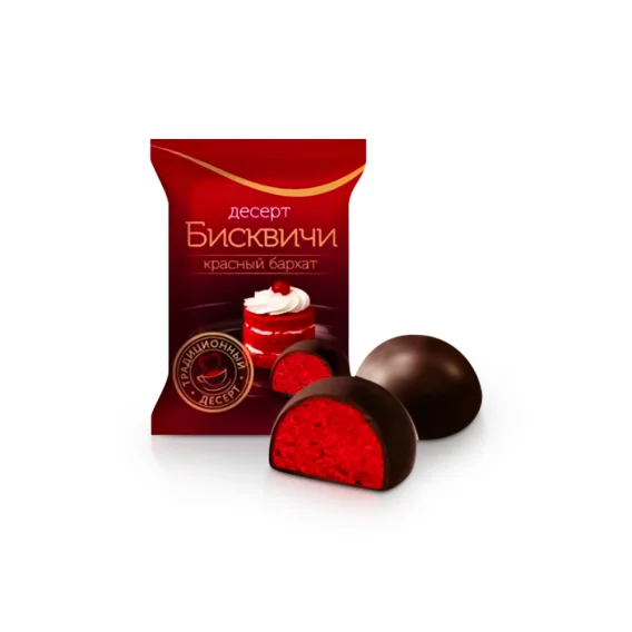  Конфеты - Красный бархат, с воздушным бисквитом, Кондитер Профи, 300 г