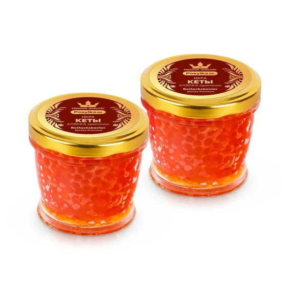 Икра кеты, Аляска Премиум, 2 х 200 г