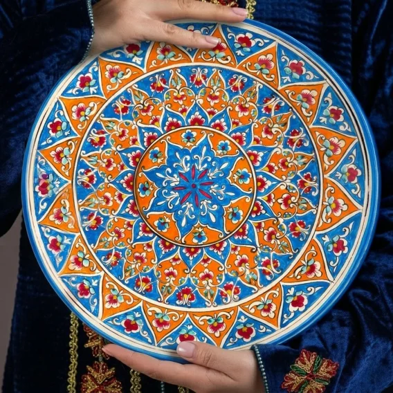 Lagan - KaraKalam KSV3 - R3, Rischtan Keramik, Ø 42 cm