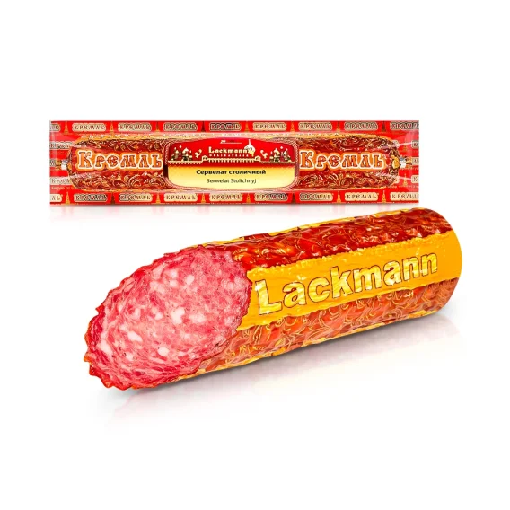 Колбаса сервелат - Столичный, свино-говяжий, Lackmann, 275 г